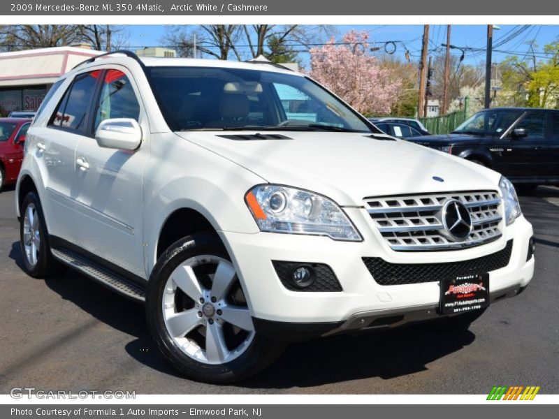 Arctic White / Cashmere 2009 Mercedes-Benz ML 350 4Matic