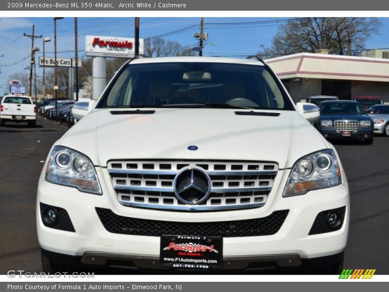 Arctic White / Cashmere 2009 Mercedes-Benz ML 350 4Matic