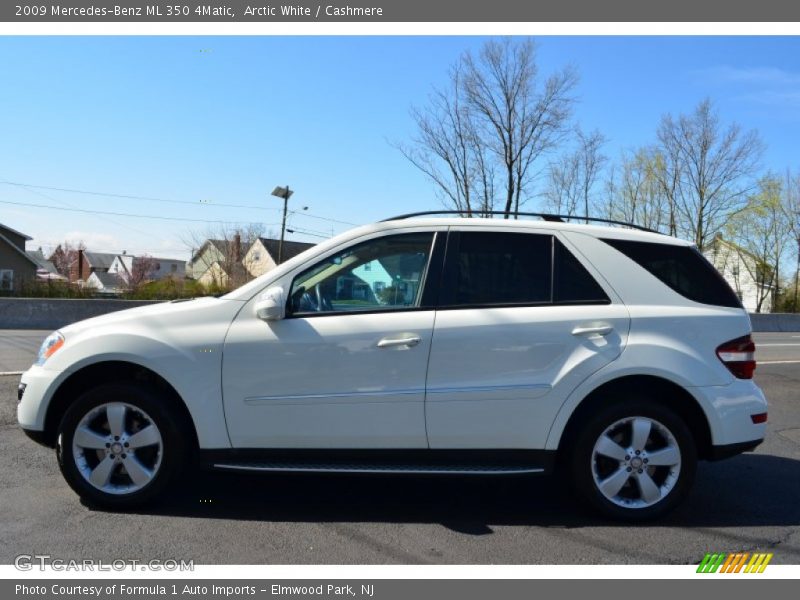 Arctic White / Cashmere 2009 Mercedes-Benz ML 350 4Matic
