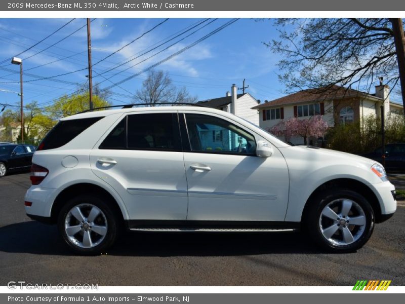Arctic White / Cashmere 2009 Mercedes-Benz ML 350 4Matic