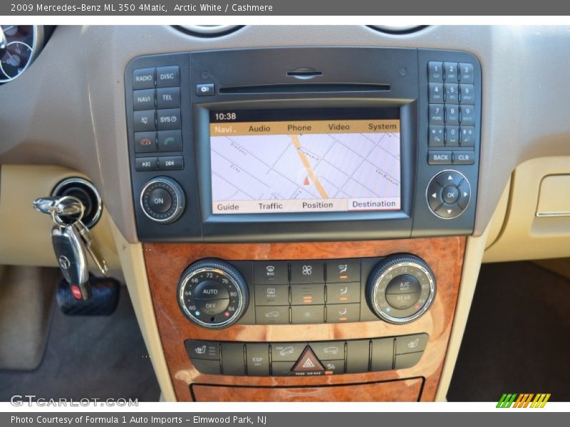 Arctic White / Cashmere 2009 Mercedes-Benz ML 350 4Matic