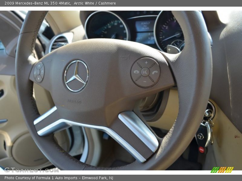 Arctic White / Cashmere 2009 Mercedes-Benz ML 350 4Matic