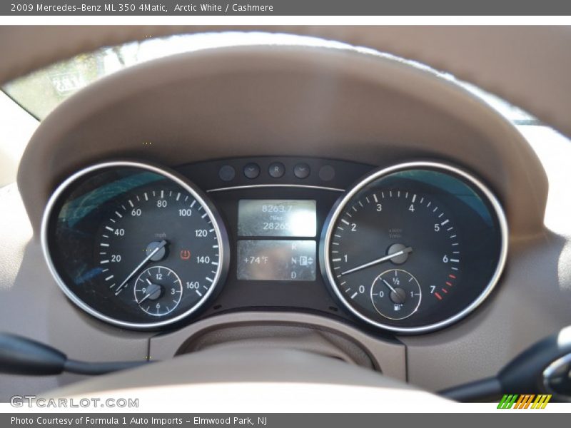 Arctic White / Cashmere 2009 Mercedes-Benz ML 350 4Matic