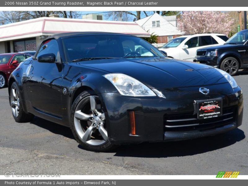 Magnetic Black Pearl / Charcoal Leather 2006 Nissan 350Z Grand Touring Roadster