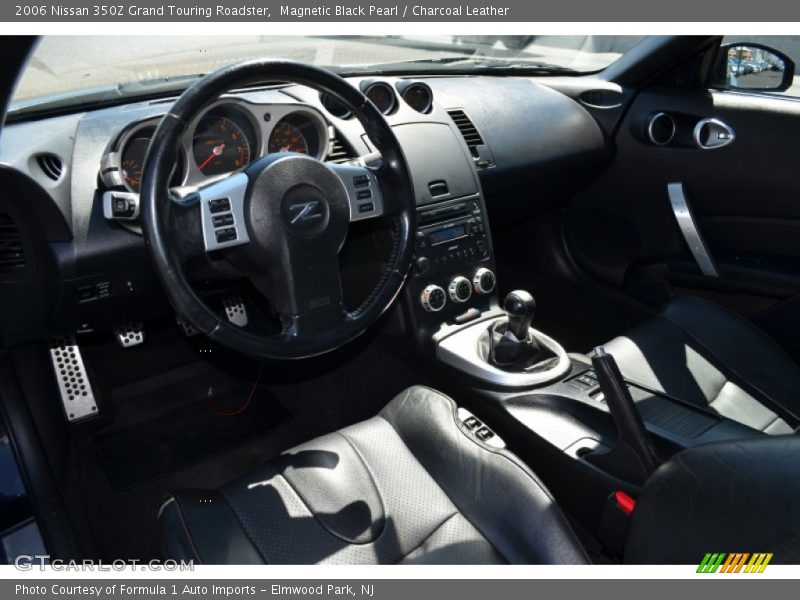 Magnetic Black Pearl / Charcoal Leather 2006 Nissan 350Z Grand Touring Roadster