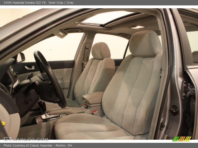 Steel Gray / Gray 2006 Hyundai Sonata GLS V6