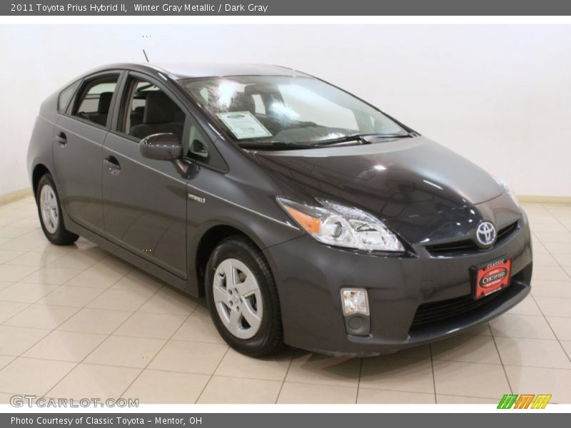 Winter Gray Metallic / Dark Gray 2011 Toyota Prius Hybrid II