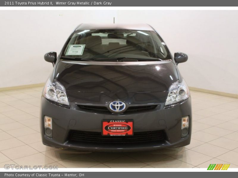 Winter Gray Metallic / Dark Gray 2011 Toyota Prius Hybrid II