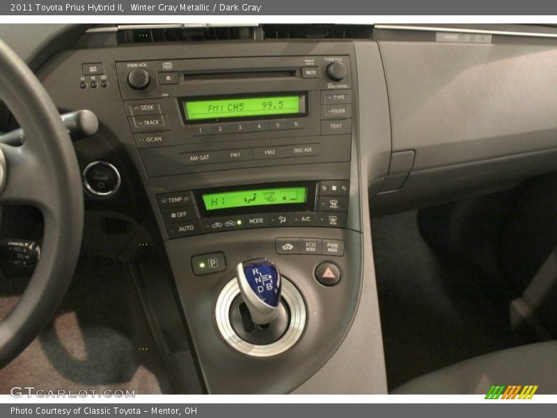 Winter Gray Metallic / Dark Gray 2011 Toyota Prius Hybrid II