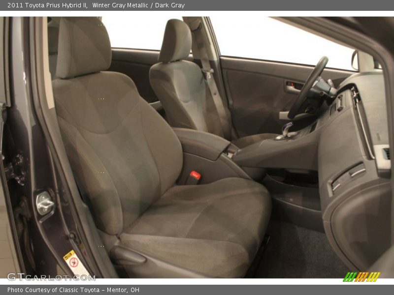Winter Gray Metallic / Dark Gray 2011 Toyota Prius Hybrid II