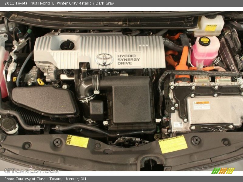 Winter Gray Metallic / Dark Gray 2011 Toyota Prius Hybrid II