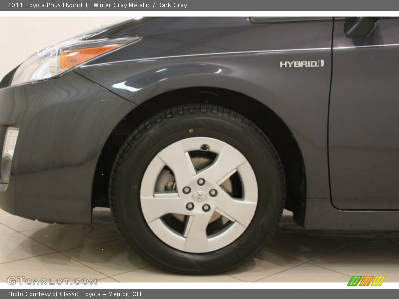 Winter Gray Metallic / Dark Gray 2011 Toyota Prius Hybrid II