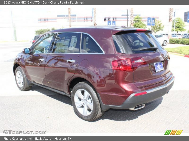 Dark Cherry Pearl / Parchment 2013 Acura MDX SH-AWD