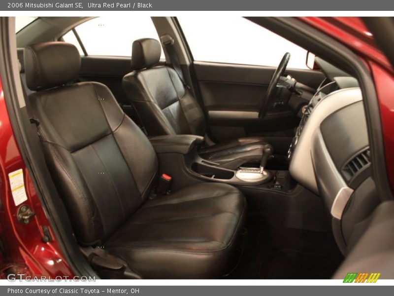 Ultra Red Pearl / Black 2006 Mitsubishi Galant SE