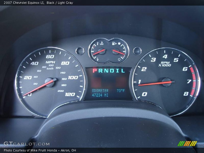Black / Light Gray 2007 Chevrolet Equinox LS