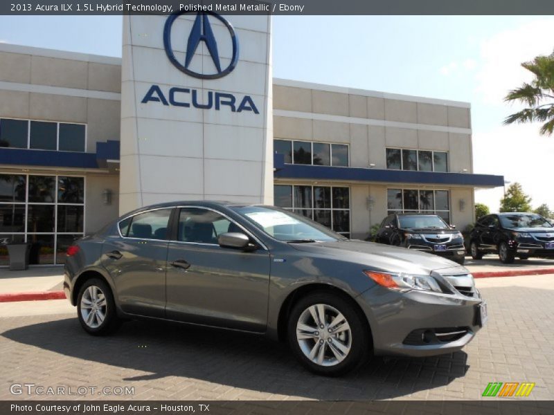 Polished Metal Metallic / Ebony 2013 Acura ILX 1.5L Hybrid Technology