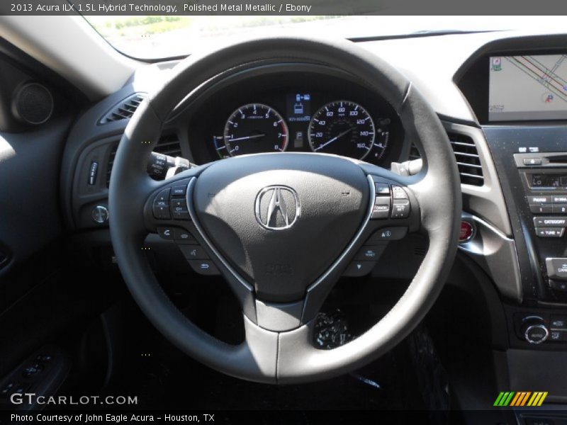 Polished Metal Metallic / Ebony 2013 Acura ILX 1.5L Hybrid Technology