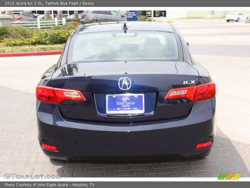 Fathom Blue Pearl / Ebony 2013 Acura ILX 2.0L