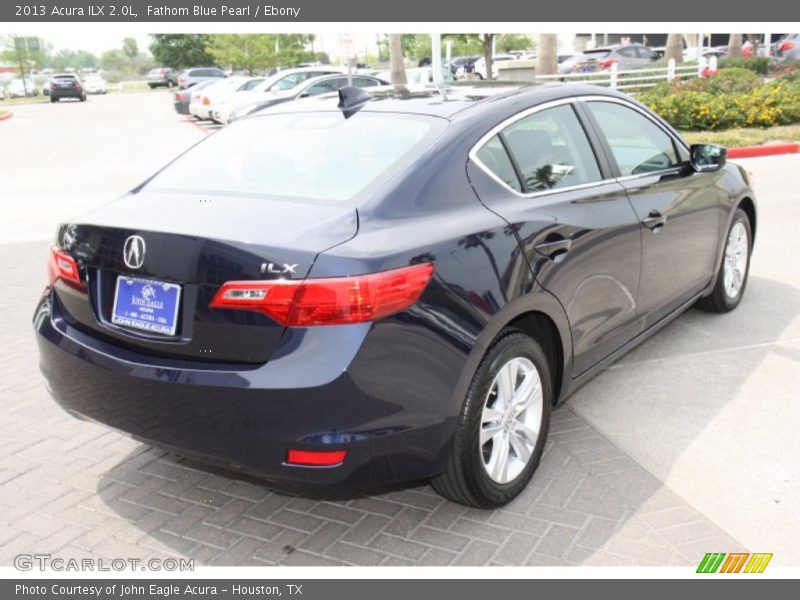 Fathom Blue Pearl / Ebony 2013 Acura ILX 2.0L