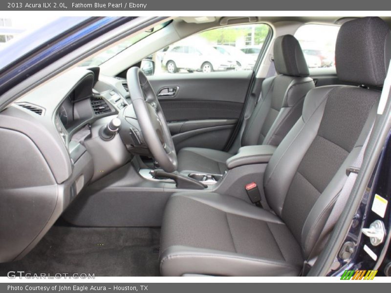 Fathom Blue Pearl / Ebony 2013 Acura ILX 2.0L