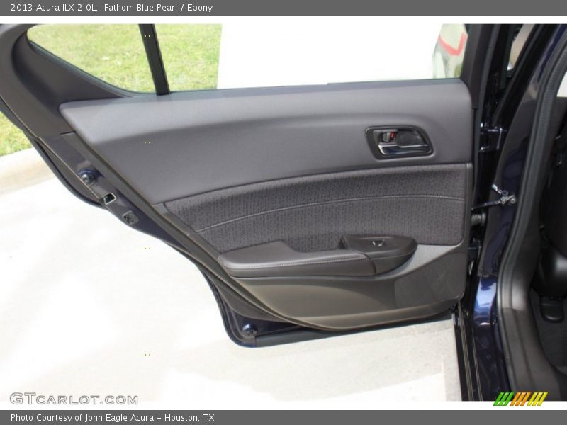 Fathom Blue Pearl / Ebony 2013 Acura ILX 2.0L