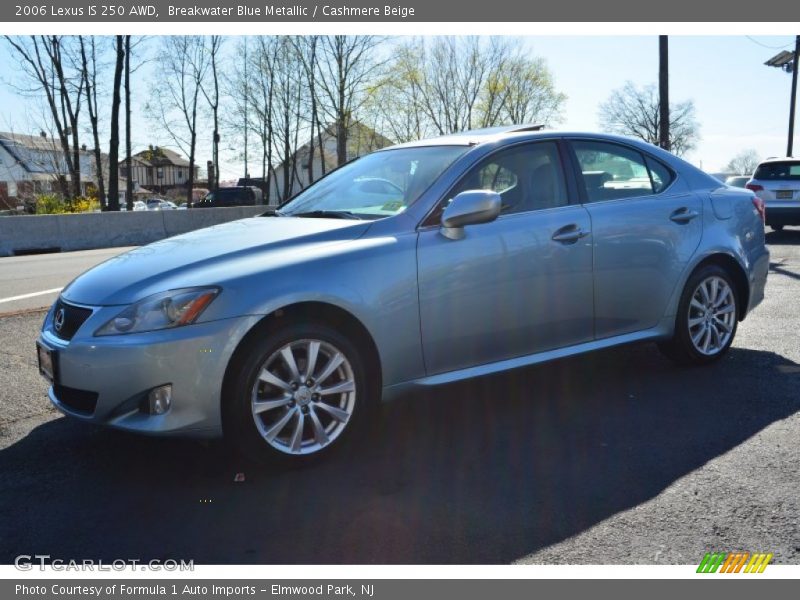 Breakwater Blue Metallic / Cashmere Beige 2006 Lexus IS 250 AWD