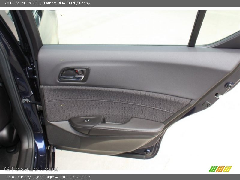 Fathom Blue Pearl / Ebony 2013 Acura ILX 2.0L