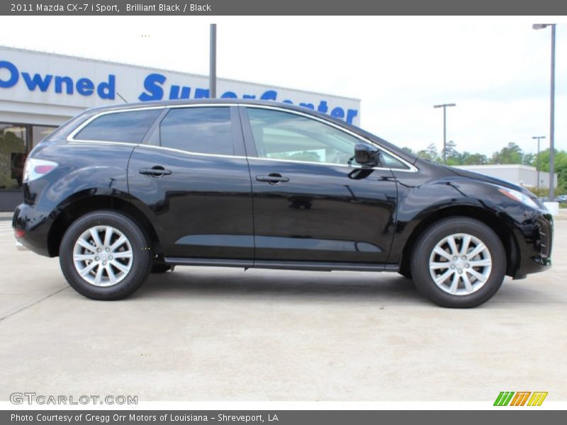 Brilliant Black / Black 2011 Mazda CX-7 i Sport