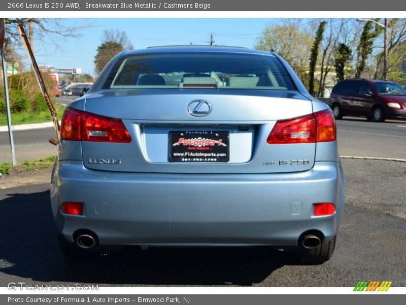 Breakwater Blue Metallic / Cashmere Beige 2006 Lexus IS 250 AWD