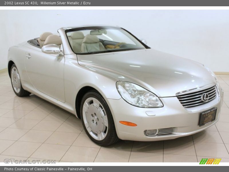 Millenium Silver Metallic / Ecru 2002 Lexus SC 430