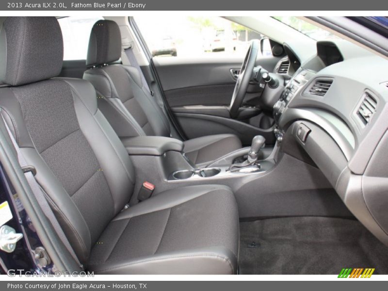 Fathom Blue Pearl / Ebony 2013 Acura ILX 2.0L