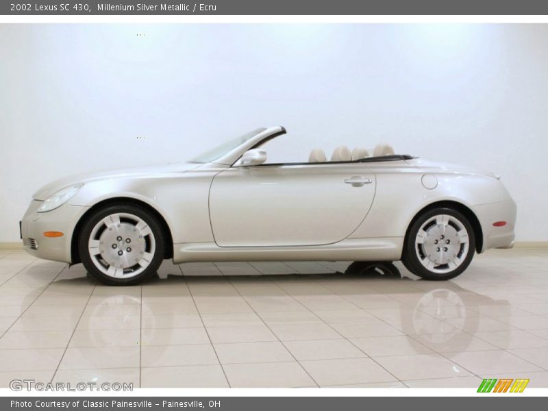 Millenium Silver Metallic / Ecru 2002 Lexus SC 430