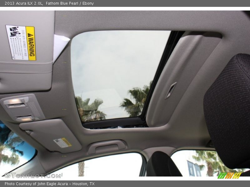 Fathom Blue Pearl / Ebony 2013 Acura ILX 2.0L