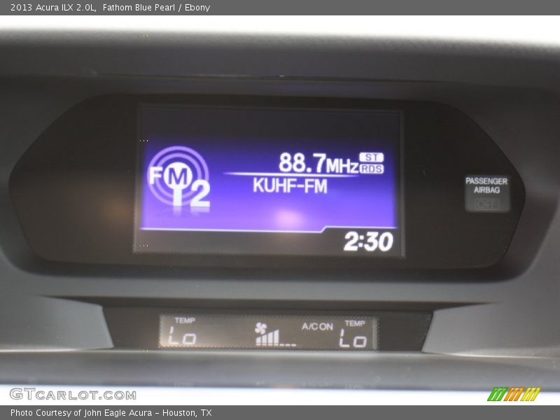 Fathom Blue Pearl / Ebony 2013 Acura ILX 2.0L