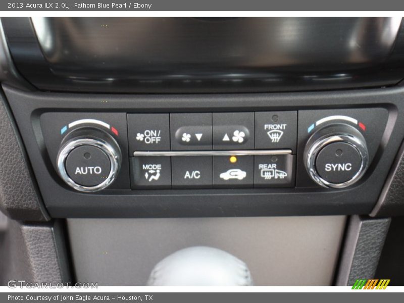 Fathom Blue Pearl / Ebony 2013 Acura ILX 2.0L