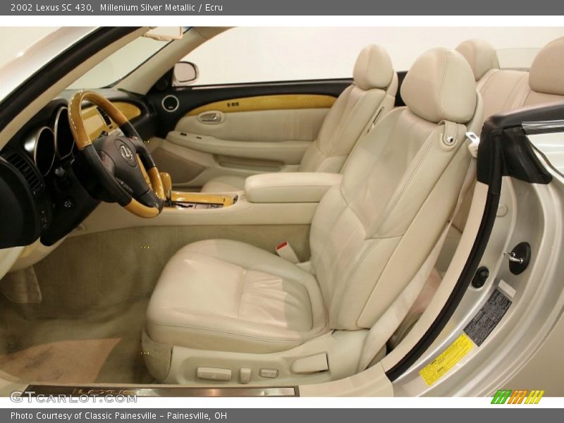 Millenium Silver Metallic / Ecru 2002 Lexus SC 430