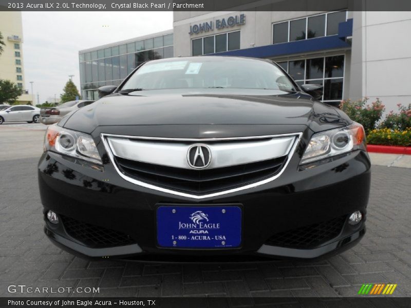 Crystal Black Pearl / Parchment 2013 Acura ILX 2.0L Technology