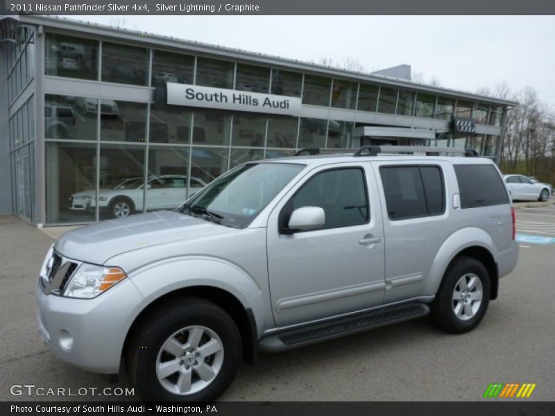 Silver Lightning / Graphite 2011 Nissan Pathfinder Silver 4x4