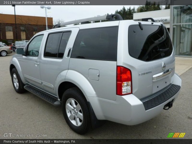 Silver Lightning / Graphite 2011 Nissan Pathfinder Silver 4x4