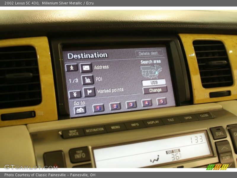 Millenium Silver Metallic / Ecru 2002 Lexus SC 430