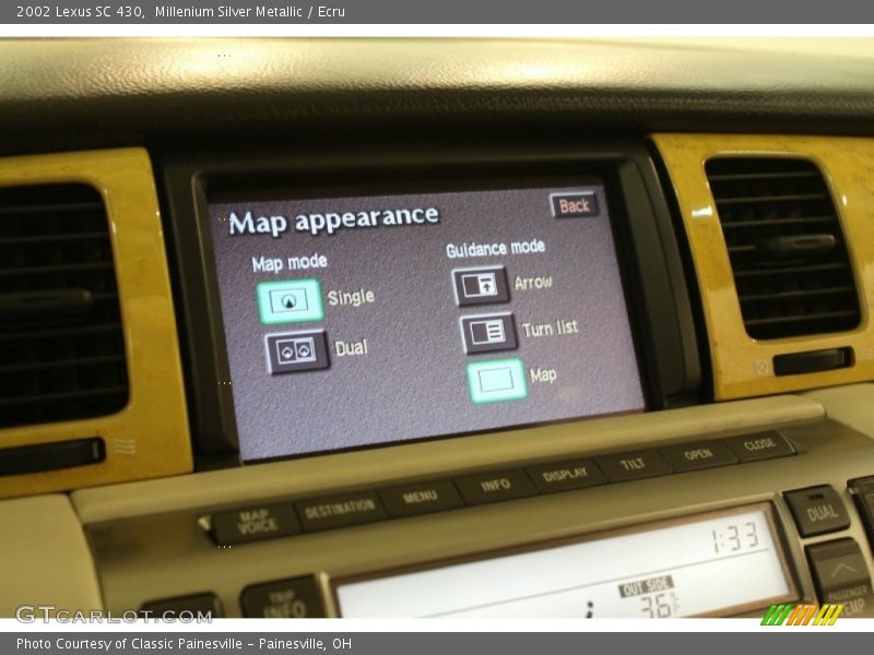 Millenium Silver Metallic / Ecru 2002 Lexus SC 430