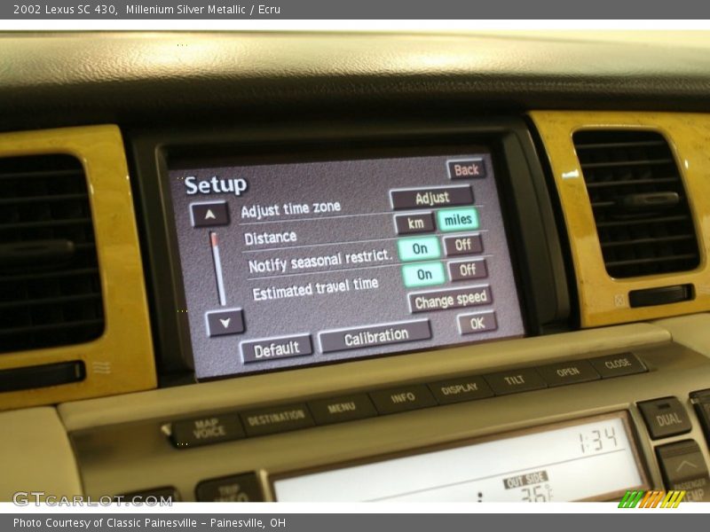 Millenium Silver Metallic / Ecru 2002 Lexus SC 430