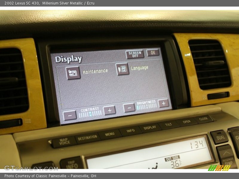 Millenium Silver Metallic / Ecru 2002 Lexus SC 430