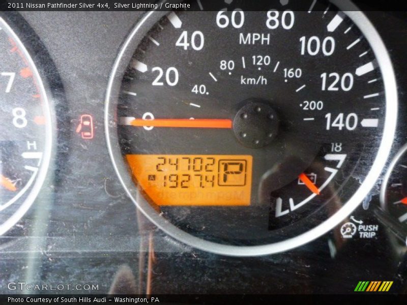 Silver Lightning / Graphite 2011 Nissan Pathfinder Silver 4x4