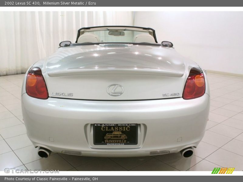 Millenium Silver Metallic / Ecru 2002 Lexus SC 430