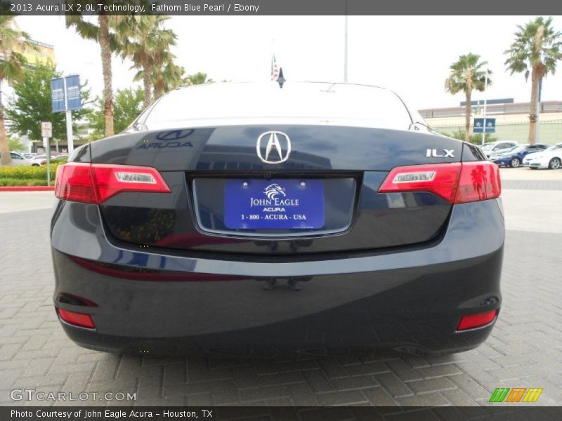 Fathom Blue Pearl / Ebony 2013 Acura ILX 2.0L Technology