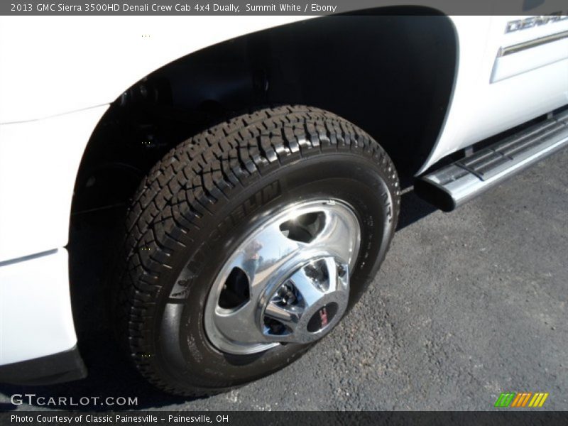 Summit White / Ebony 2013 GMC Sierra 3500HD Denali Crew Cab 4x4 Dually