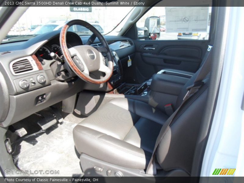 Summit White / Ebony 2013 GMC Sierra 3500HD Denali Crew Cab 4x4 Dually