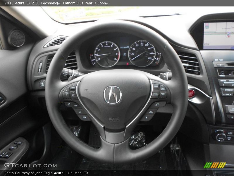 Fathom Blue Pearl / Ebony 2013 Acura ILX 2.0L Technology