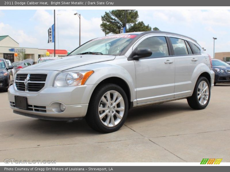 Bright Silver Metallic / Dark Slate Gray 2011 Dodge Caliber Heat